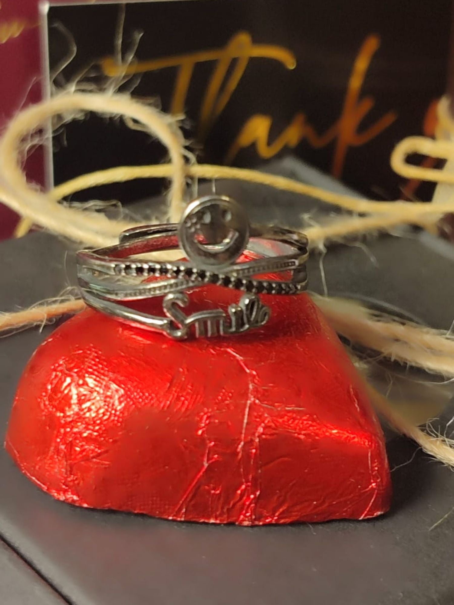 Prilagodljivi kreativni prsten od 925 srebra