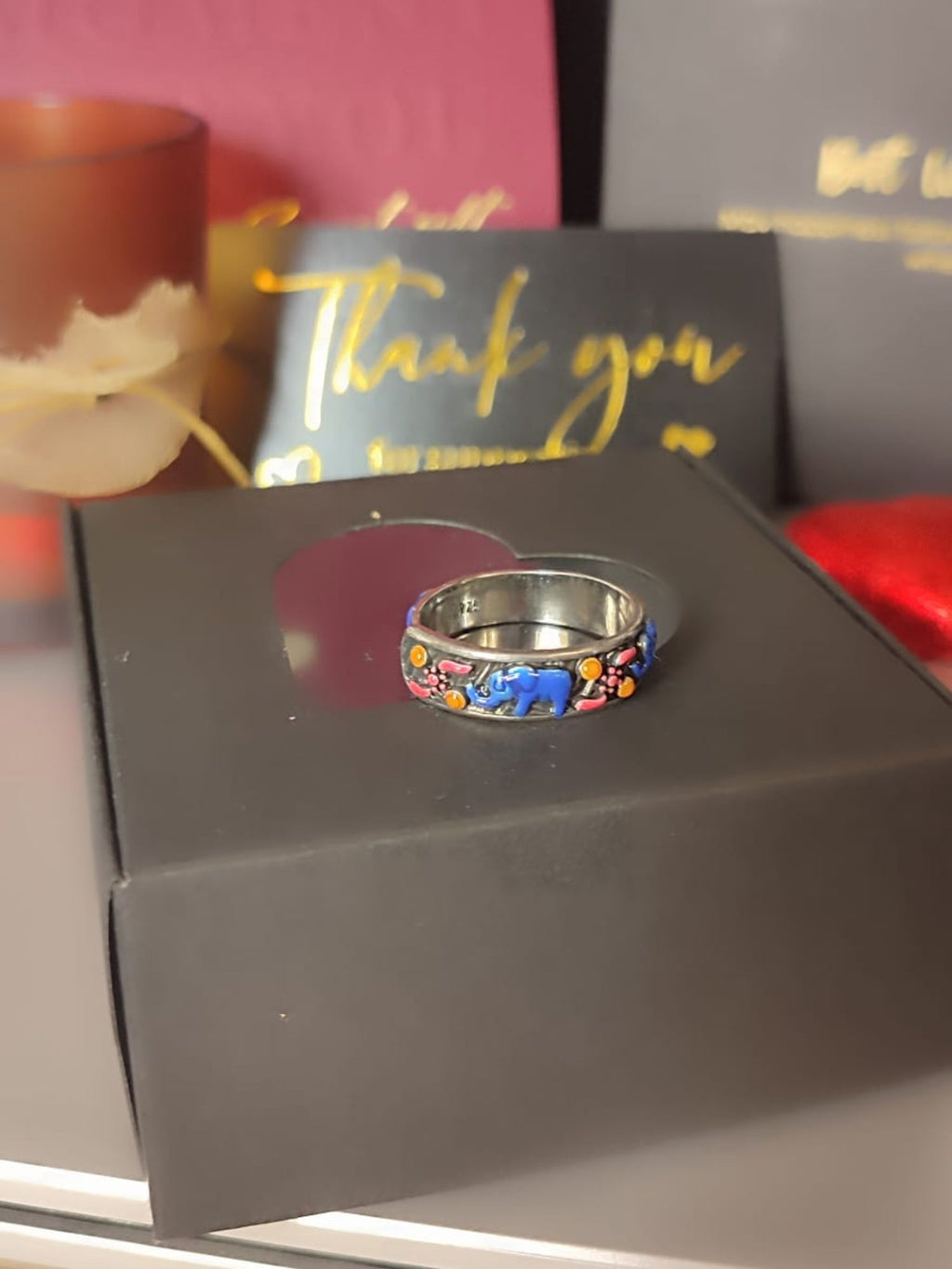 Prilagodljivi prsten u boho stilu s925