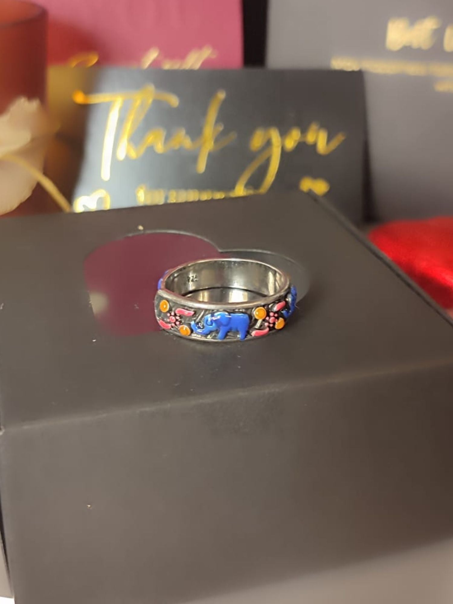 Prilagodljivi prsten u boho stilu s925