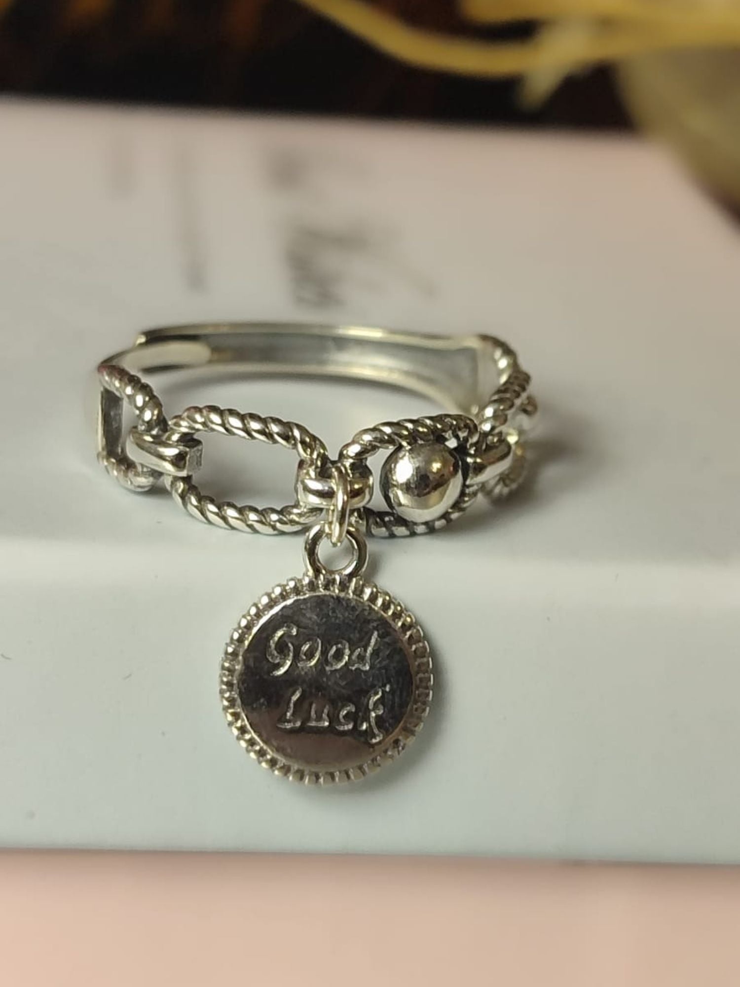 Kreativni prilagodljivi prsten od 925 srebra