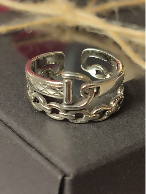 Elegantan prilagodljivi prsten od 925 srebra