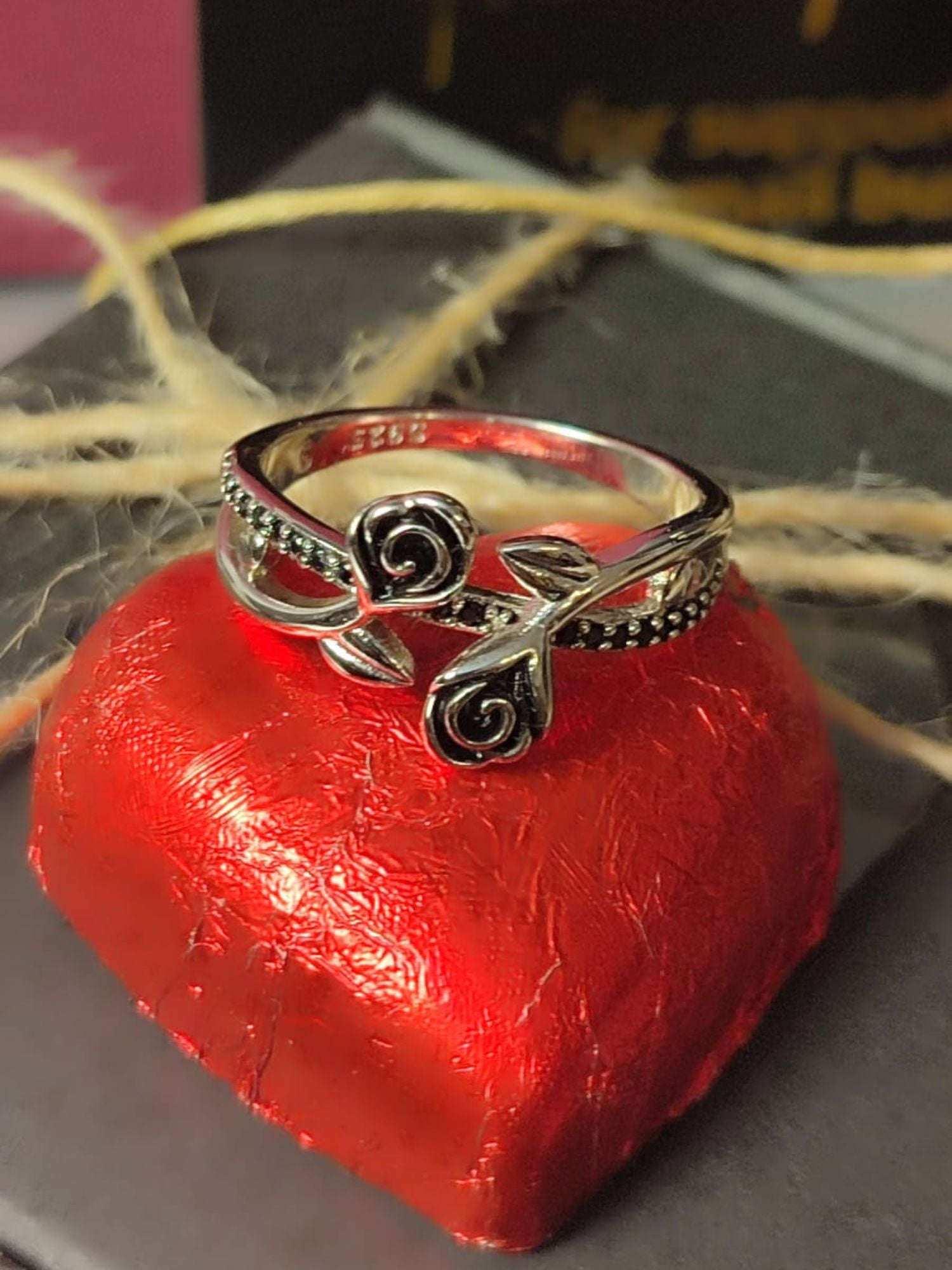 Prsten sa ružama s925