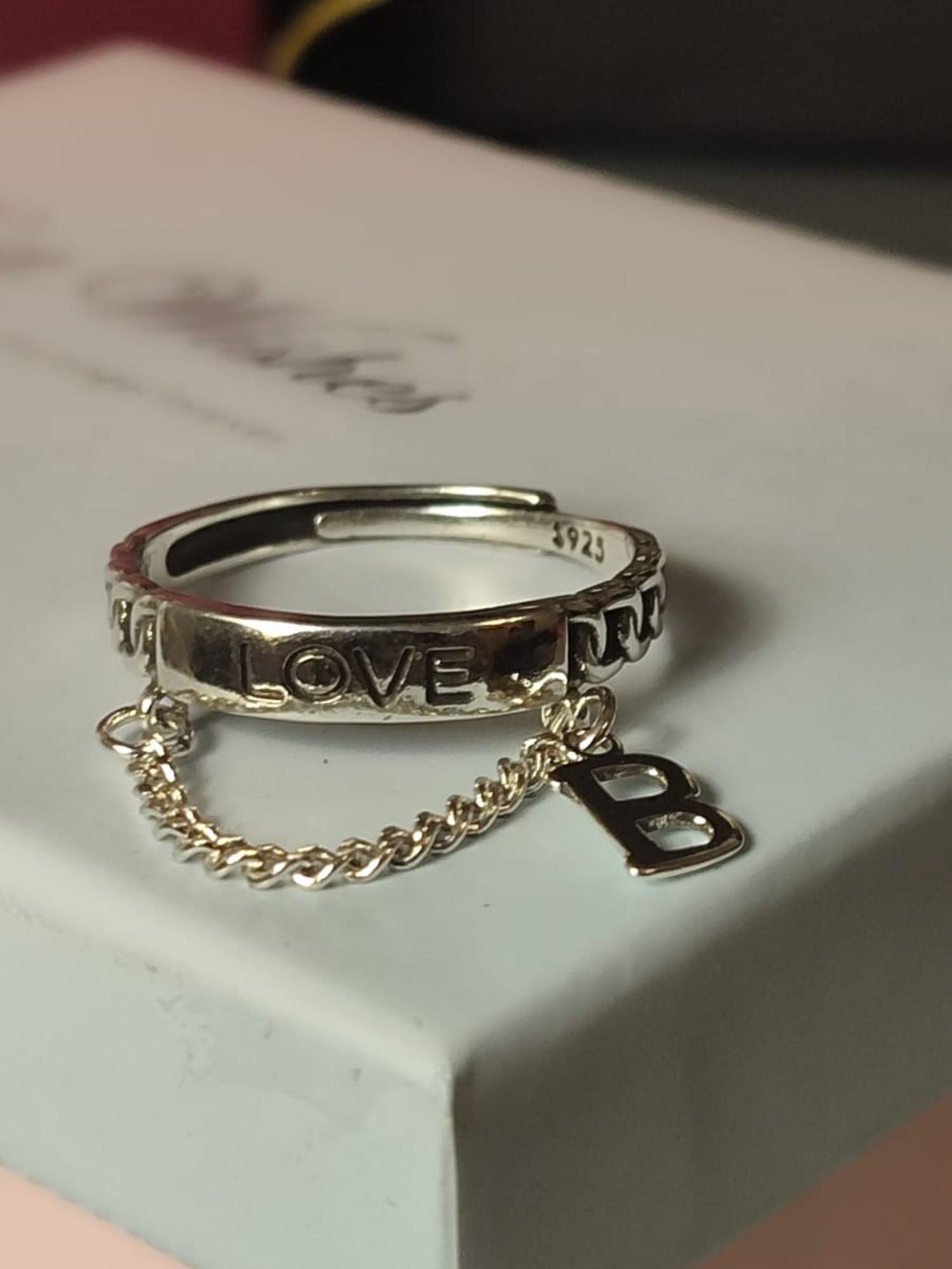 Elegantni prilagodljivi prsten s925