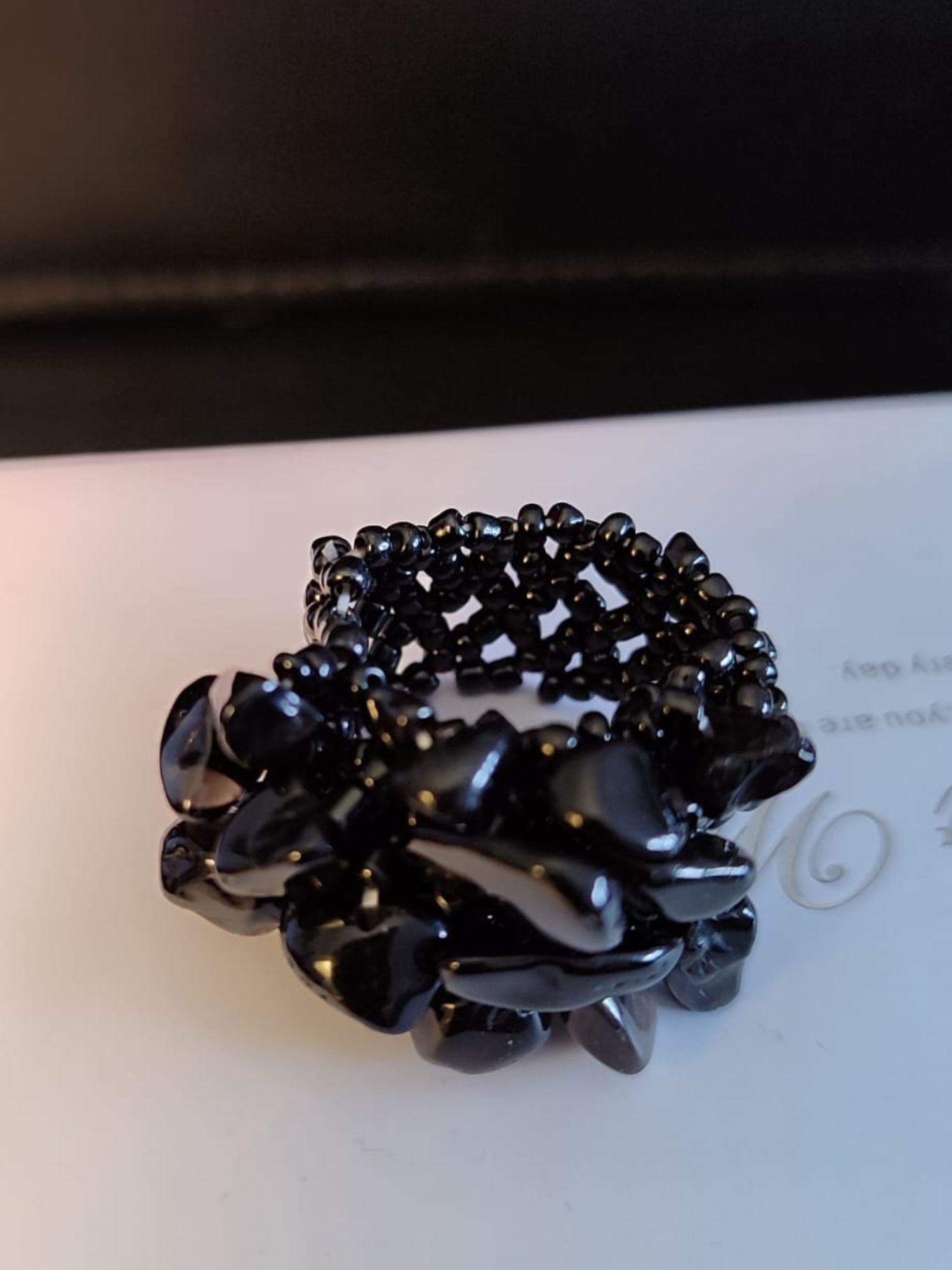 Boho-chic prilagodljivi ručno rađeni prsten