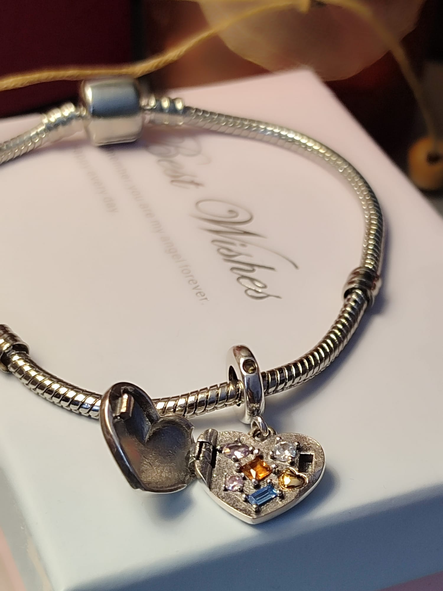 Kreativna narukvica sa privjeskom od nehrđajučeg čelika