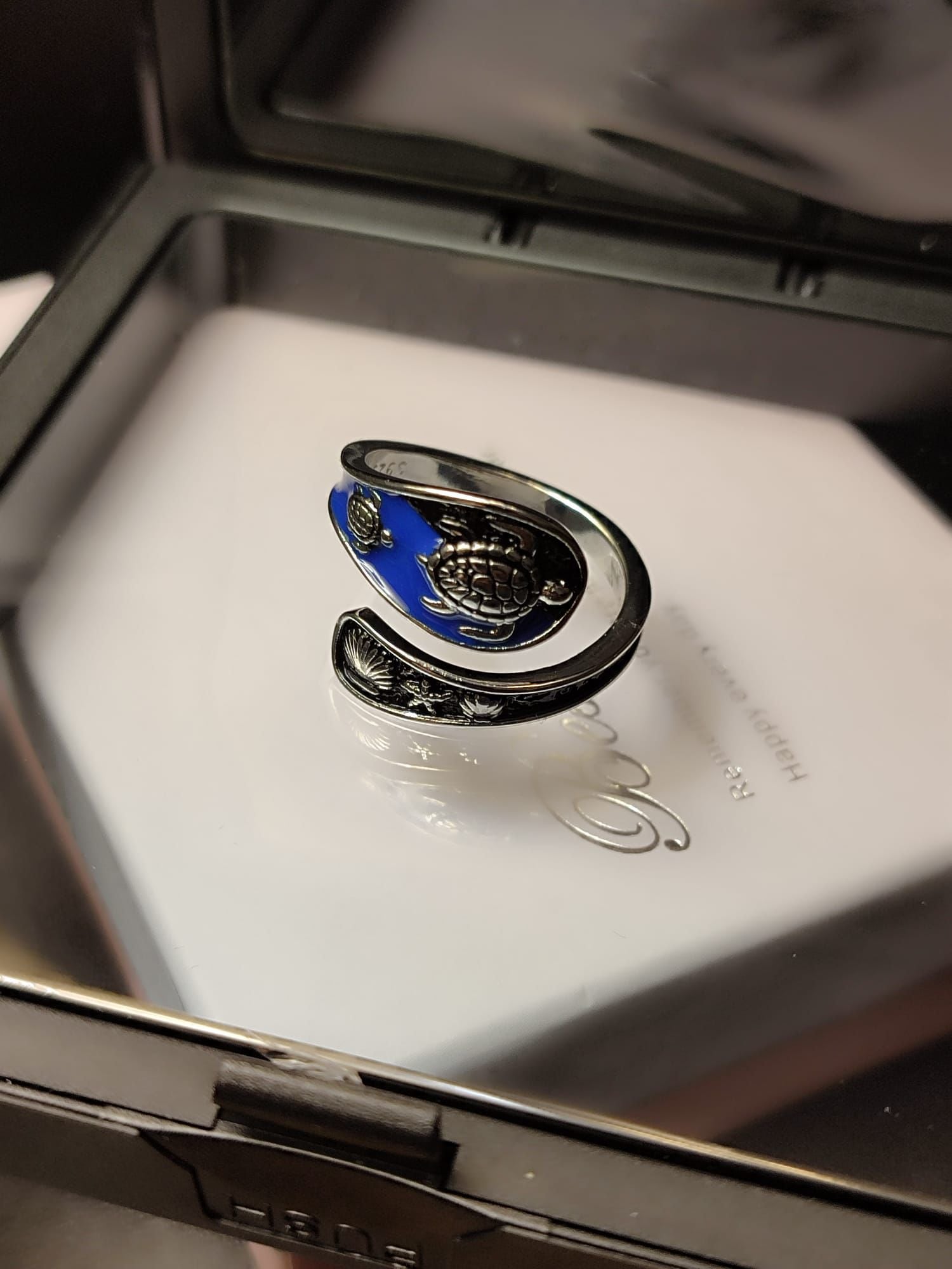 Prilagodljivi vintage prsten od 925 srebra