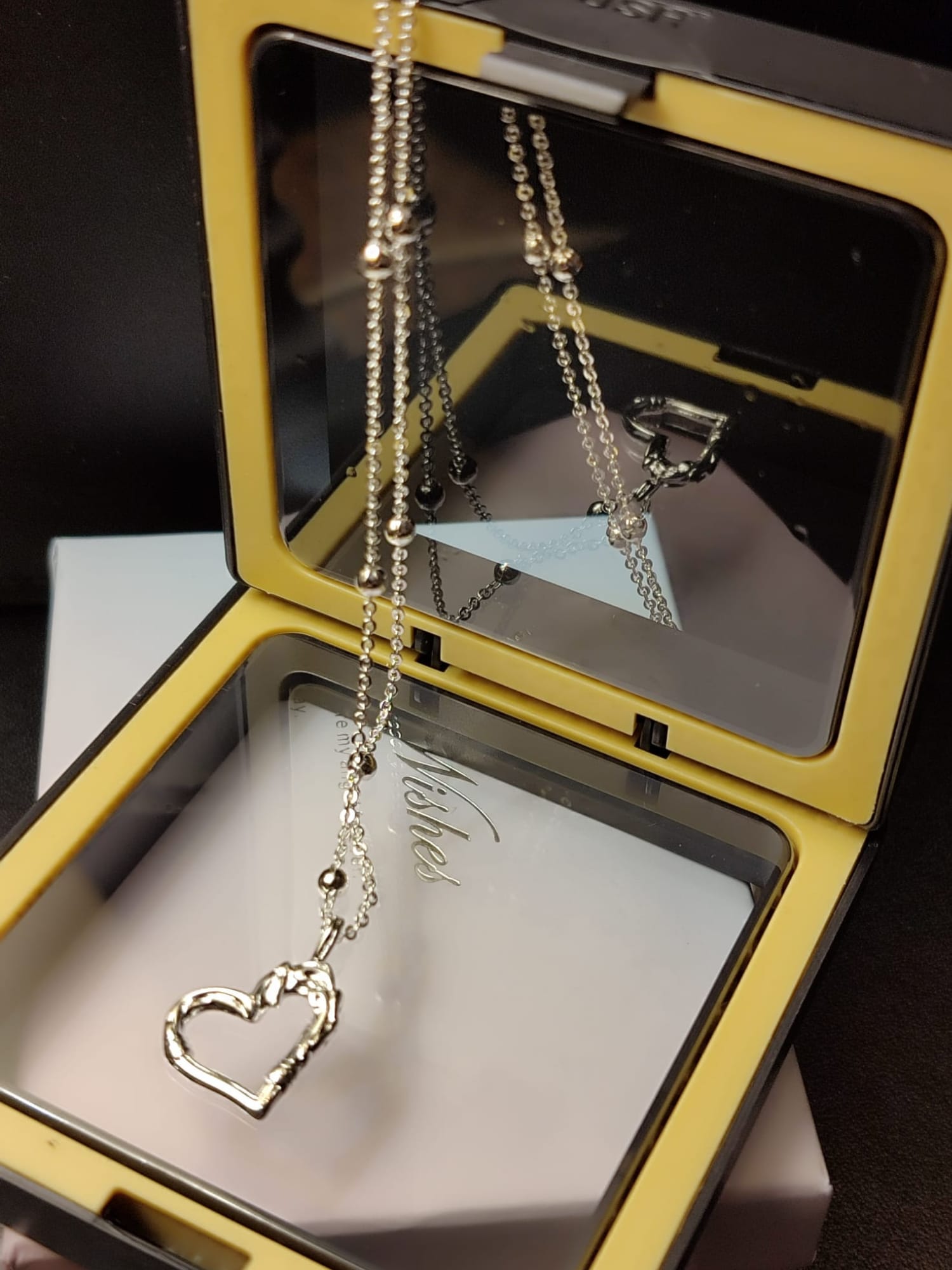 Ogrlica u obliku srca s925