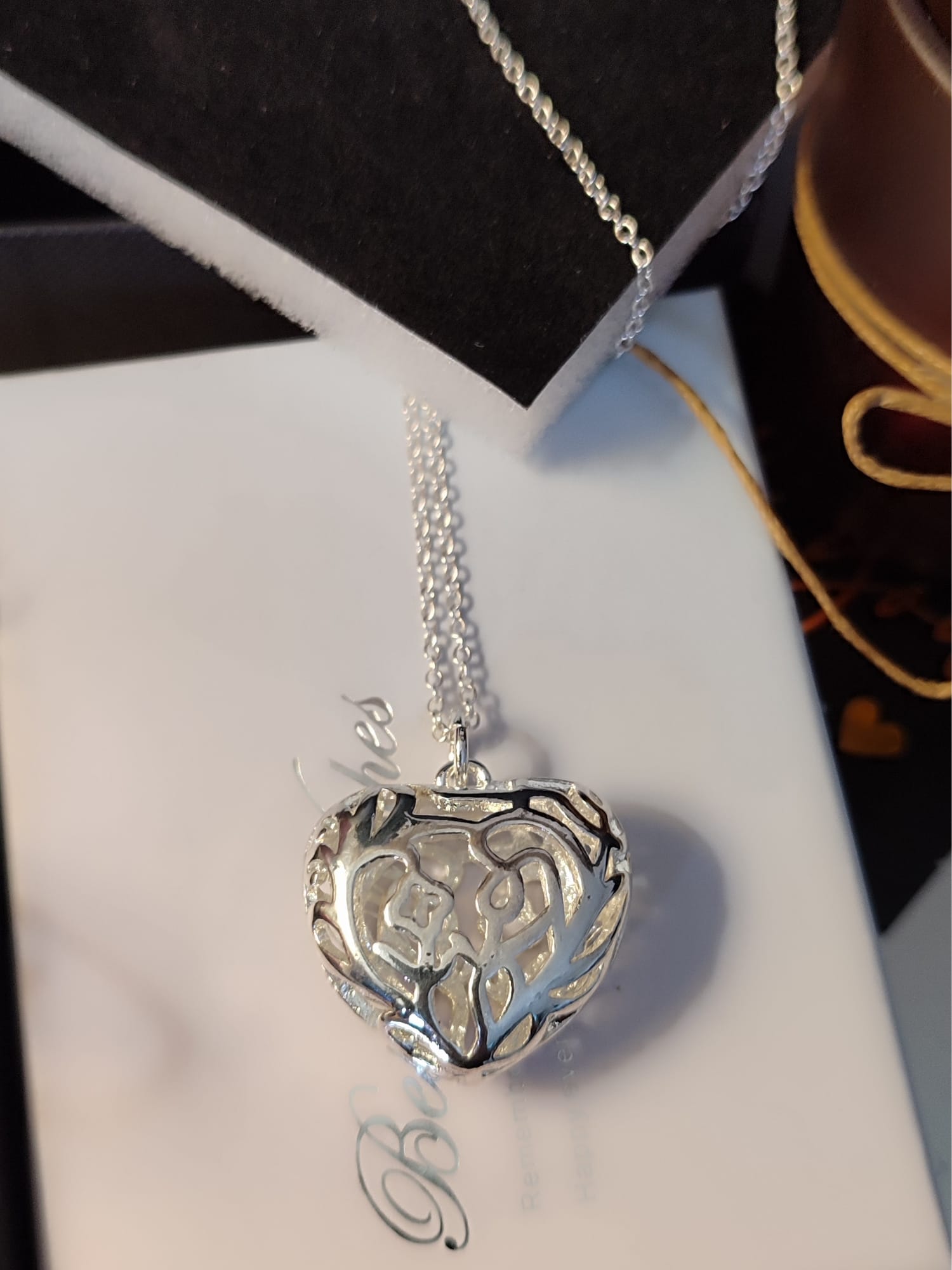 Ogrlica u obliku srca od 925 srebra